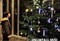 Kurt Adler Set of 5 White LED Snowfall Single Sided Icicle Christmas Light Tubes 32'